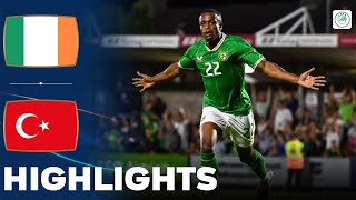 Ireland vs Turkey  What a Comeback From Ireland  Highlights  U21 Euro Qualification 08092023 [upl. by Zarger]