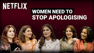 The Bombay Begums Roundtable ft Srishti Dixit Pooja Bhatt Shahana Goswami amp More  Netflix India [upl. by Helbonnah]