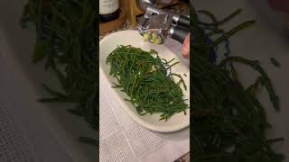 How to cook sea beans  Samphire recipe shorts food [upl. by Netsirhc]