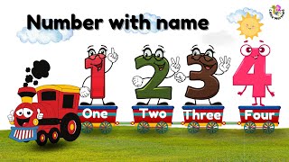 Number names Learn number names from 1 to 20 Number spelling learn numbers [upl. by Truda]