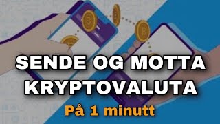 Hvordan sende Kryptovaluta til en annen krypto adresse [upl. by Abla]