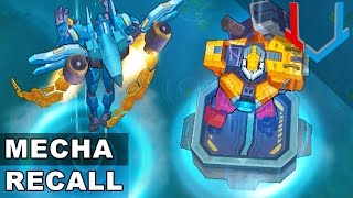 All Mecha Skins  RECALL Animations League of Legends [upl. by Kuehnel]