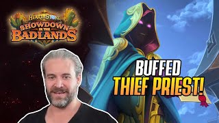 Hearthstone NEW PATCH BUFFED THIEF PRIEST [upl. by Aitam]