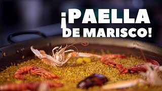 ¡Aprende la Paella de Marisco Auténtica [upl. by Limaa]