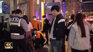 ［Hongdae 4K］Seoul Night Walk  응 또 왜 그러는 거야 [upl. by Four]