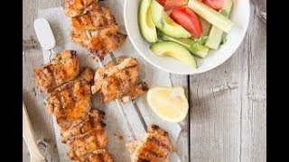 Recette Poulet grillé à lail et au citron [upl. by Suaeddaht]