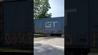 Worlds Biggest Boxcars Norfolk Southern Auto Parts Train Going To Detroit JawTooth shorts [upl. by Issiah]