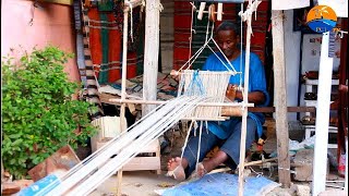 Le tisserand Un métier de création de tissus traditionnels aux designs remarquables [upl. by Azile]