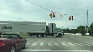 Driving to Hamtramck Michigan from Harper Woods Michigan [upl. by Ociral]