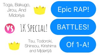 Epic Rap Battles Of 1AYandere Rap BattlesUraToga Tsuchaco TodoDeku KiriBaku JirouKami ShinKami• [upl. by Hoopen]