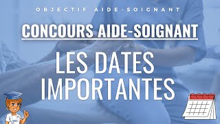 Dates des 4 étapes du Concours AideSoignant 20242025 [upl. by Airalav707]