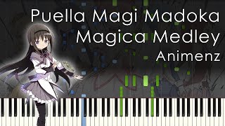 Puella Magi Madoka Magica Medley  Animenz Piano Transcription [upl. by Ron]