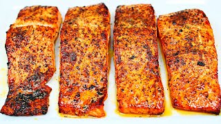 Best Ever Baked Salmon Recipe with Lemon Pepper Butter  Easy Salmon Recipe [upl. by Reg972]