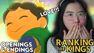 First Time Reacting to Ranking of Kings Opening amp Ending  New Anime Fan ANIME OP ED REACTION [upl. by Anitirhc388]