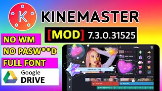 APK DONE KINEMASTER 73 MOD TERBARU 2024  COCOK SEMUA HP [upl. by Ialda400]