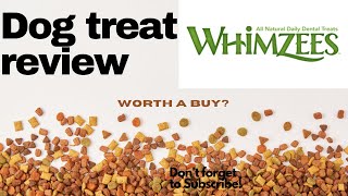 WHIMZEES dog treat Review [upl. by Won964]