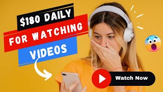 Earn 180 Daily With Watching Videos With These 5 Websites [upl. by Eadrahc]