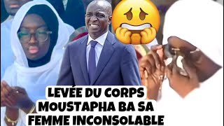 LEVÉE DU CORPS MOUSTAPHA BA L’ANCIEN MINISTRE DES FINANCES SA FEMME ET SA FILLE INCONSOLABLE [upl. by Gans]