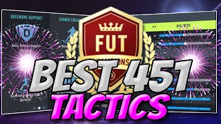 FIFA 22 UNREAL SUPER OVERPOWERED ATTACKING FORMATION  451 CUSTOM TACTICSPLAYER INSTRUCTRIONS [upl. by Leasa]