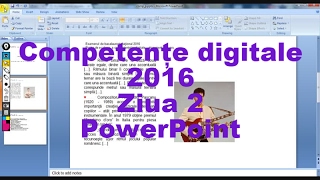 Competente Digitale 2016  Ziua 2  Subiectul IV  PowerPoint [upl. by Phebe]