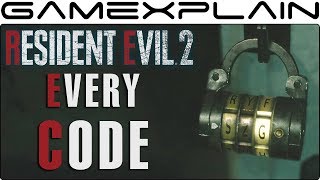 Resident Evil 2 Remake  How to Unlock Every Safe amp Lock  GUIDE [upl. by Samohtnhoj]