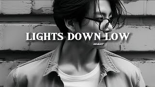 jungkook  lights down low bei maejor slowed  reverb edit [upl. by Zoubek]