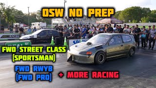 FWD RACING AT OSW NO PREP  FWD STREET  RWYB STICK SHIFT CLASS amp MORE  CFRACING [upl. by Haimerej883]