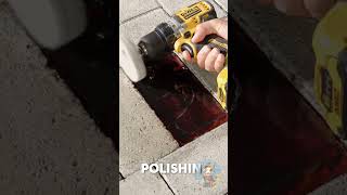 Restore a pavement pit with a cool epoxy design 😮 [upl. by Llerred803]