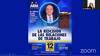 CURSO EN LÍNEA LA RESCISIÓN DE LAS RELACIONES DE TRABAJO [upl. by Miarzim]