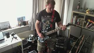 Seasons In The Abyss  Slayer  Guitar Cover  RB7 Metal [upl. by Einahpets]