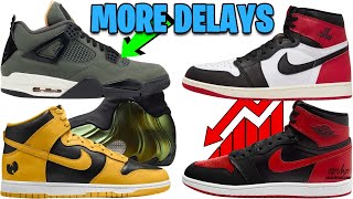 MORE DELAYS UNDEFEATED JORDAN 4 AJ 1 BLACK TOE REIMAGINED  JB CUTTING BACK ON AJ1 RELEASES  MORE [upl. by Stock]