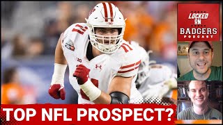 Tyler Van Dyke has a cannon and who is the Wisconsin Badgers football teams top NFL prospect [upl. by Kinom148]