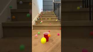 Satisfying Dropping 10000 Ping Pong Balls [upl. by Schnapp666]