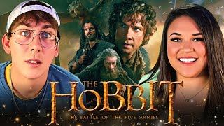 THE HOBBIT THE BATTLE OF FIVE ARMIES 2014 MOVIE REACTION FIRST TIME WATCHING [upl. by Ardisi155]