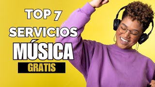 Las 7 Mejores Aplicaciones de Música Gratis 2024 [upl. by Kalie]