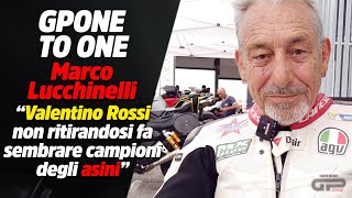 Marco Lucchinelli quotValentino Rossi non ritirandosi fa sembrare campioni degli asiniquot [upl. by Mchenry]