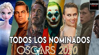 TODOS los NOMINADOS OSCAR 2020  Nominaciones Oscar 2020  CuriosiFilms [upl. by Dyann]