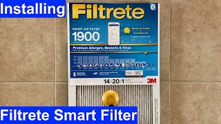 Installing a new Filtrete Smart Filter tells your phone when to change it [upl. by Ydnes]