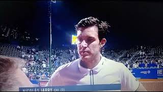 Nicolás Jarry versus Carlos Alcaraz Buenos Aires Open 2024  Entrevista [upl. by Bianka]