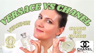 CHANEL CHANCE EAU FRAICHE VS VERSACE VERSENSE  Full Review amp Comparison [upl. by Anial]