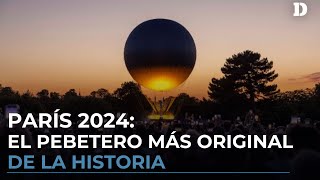 ¡Espectacular Así es el Pebetero Olímpico de París 2024 I El Diario [upl. by Akcirderf]