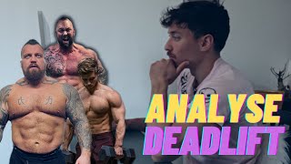 JANALYSE LES RECORDS DU MONDE AU DEADLIFT HAFTHOR VS EDDIE HALL [upl. by Bock]