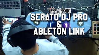 Serato DJ Pro X Ableton Link How to remix songs with Ableton Link and Serato Stems [upl. by Nomrej]