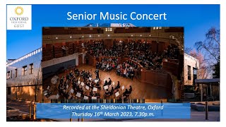 OHS Senior Music Concert at the Sheldonian Theatre Oxford [upl. by Ozzy463]