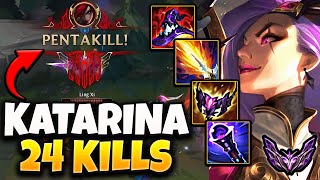 Katarina vs Irelia MID  PentaKill  Lol Korea Master Patch 141 ✅ [upl. by Perdita377]