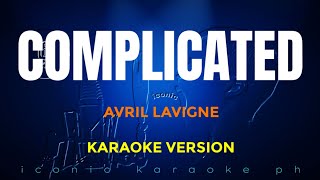 COMPLICATED Avril Lavigne  Karaoke Version [upl. by Wedurn]