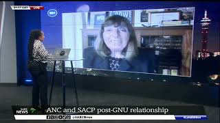 ANCSACP Bilateral  Prof Susan Booysens analysis on Alliance relations in GNUera [upl. by Jo-Ann]