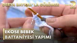 Derya Baykalla Gülümse Ekose Bebek Battaniyesi [upl. by Gamin]