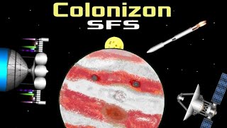 colonizing jupiter and landing on Jupiter sfs jupiter colony [upl. by Hanselka]