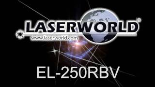 Laserworld  EL250RB  Ecoline Series multi color RBV redblue laser [upl. by Aphra784]